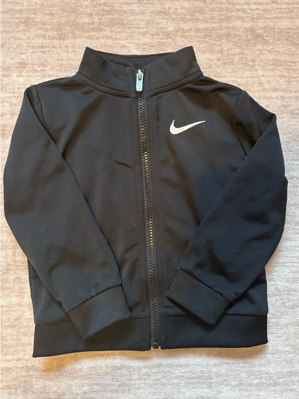 Nike Toddler Tracksuit Set 2 Piece Black Zip Jacket Jogger Pants 24M Unisex - Picture 3 of 4